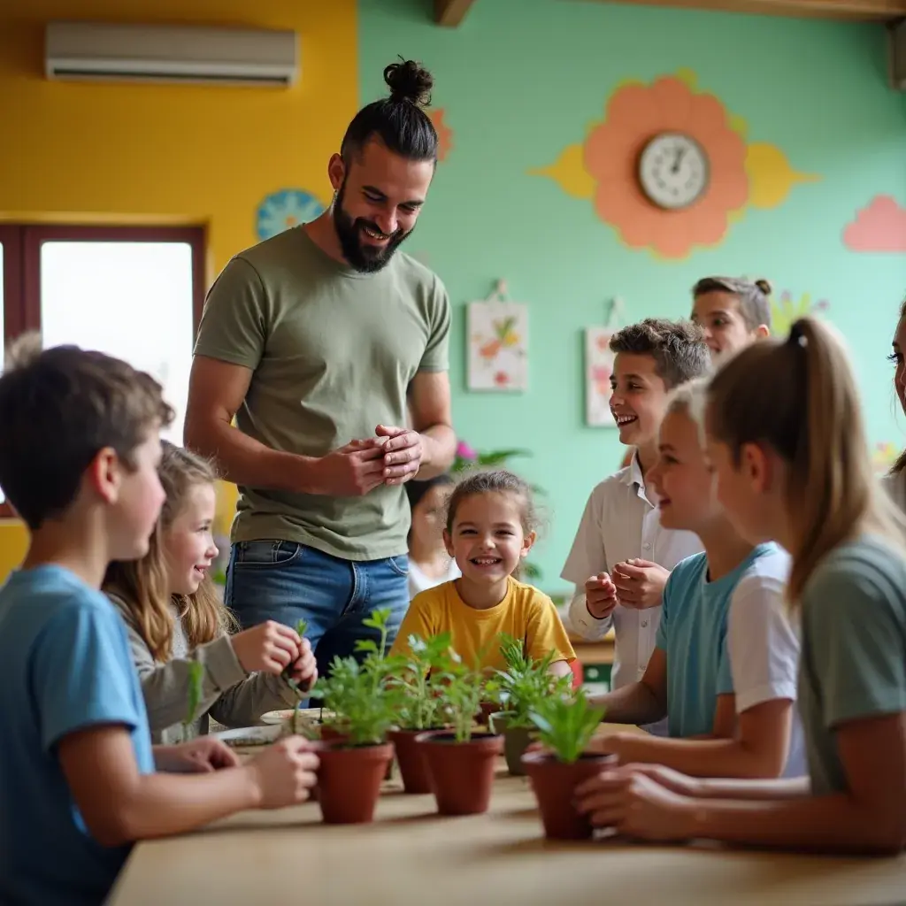 Visuel d'un matin ensoleillé avec une tasse d'infusion sur le rebord de la fenêtre.